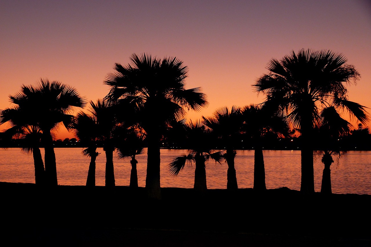 sunset, san diego, california